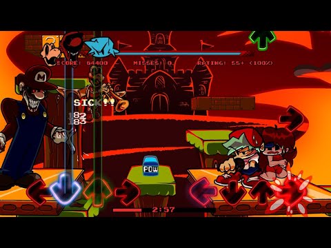 FNF - Mario's Madness V2 - Starman Slaughter (by Sandi, RedTv53, FriedFrick & theWAHbox) - [FC/4k]