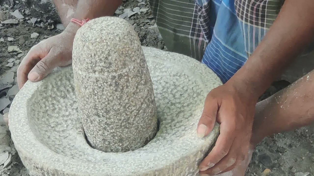 Making of Stone Grinder - traditional Indian wet grinder | Making of Aatukallu | Building Strong