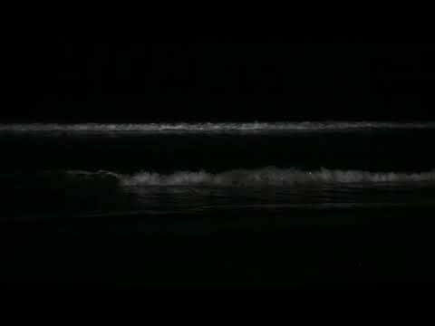 Ocean Closeup Waves Dark After 6 Minutes - #ocean Waves At Night -  #calming #sleepsounds