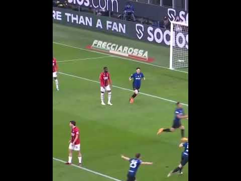 LAUTARO MARTINEZ 1 GOLL VS AC MILAN #lautaro_martinez #intermilan #acmilan #shorts