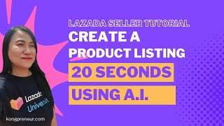 How to Create A Product Listing in 20 Seconds in Lazada Seller Center