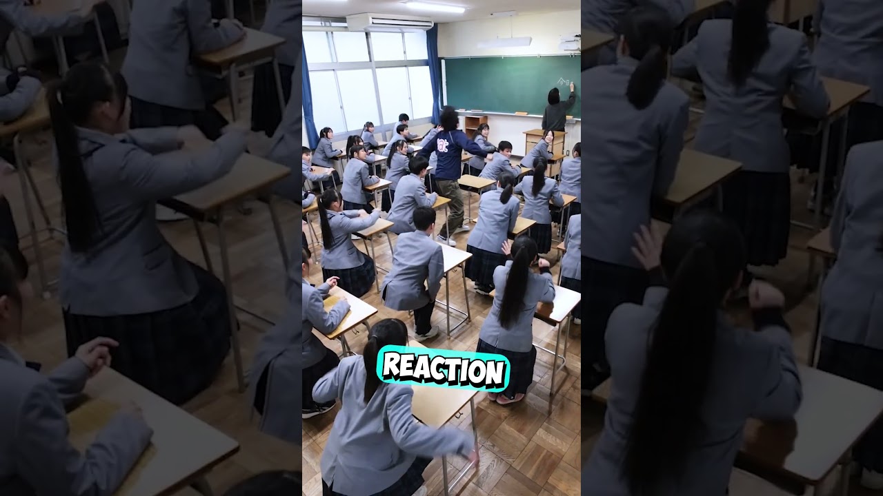 The Whole Class Started Dancing When The Teacher Turned Around 😳 #shorts