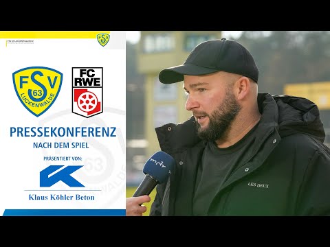Pressekonferenz | FSV 63 Luckenwalde vs. FC Rot-Weiß Erfurt 1:1 | Samstag 06.12.2025 | SP18