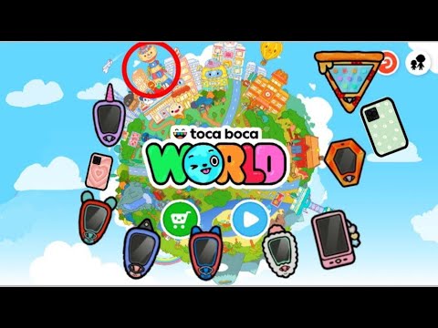 ВСЕ 50+ ТЕЛЕФОНОВ в Toca life World/вся коллекцыя платных бесплатных гаджетов/ Toca life World