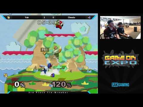 Game On Expo Melee 3rd Place Tie-Breaker - Yair (Fox) vs Cheeto (Falco)