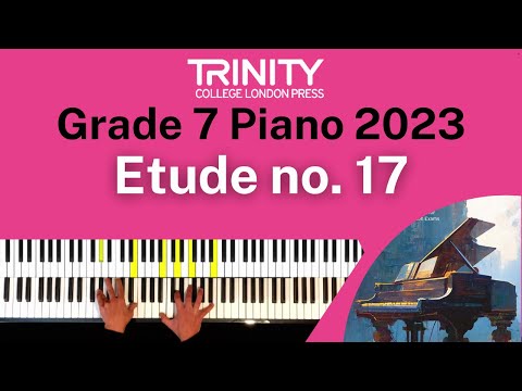 TRINITY Grade 7 Piano 2023 - Etude no. 17 in G# minor (Montgeroult)