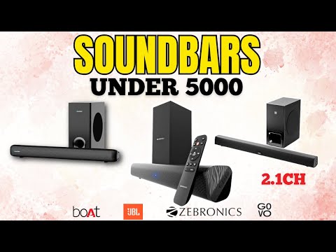 Top 5 Best Soundbar Under 5000 in India 2026 | Best Soundbar 2026 | Best  Dolby Soundbar 2026