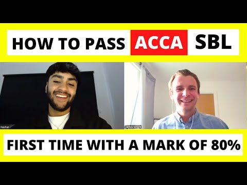 How to pass ACCA SBL with 80% first time! | ACCA Strategic Business Leader |