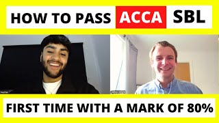 How to pass ACCA SBL with 80% first time! | ACCA Strategic Business Leader |