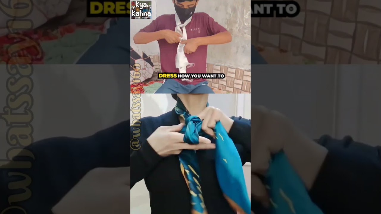 New tips for fashion #wearingscarf #trending #shorts