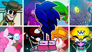 Cover art for TOO SLOW RERUN but Every Turn a Different Character Sings🎙(FNF Too Slow Rerun but Everyone Sings It)