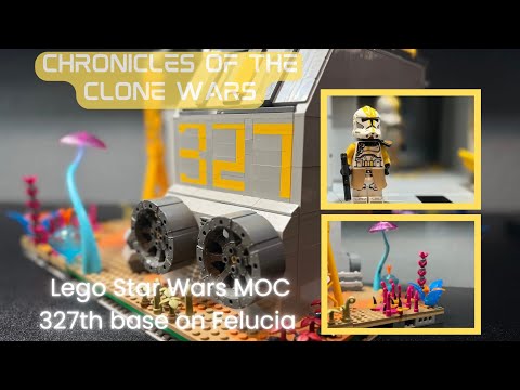 Star Wars Lego MoC - 327th Clone Base on Felucia!