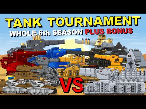 "Tank Tournament - whole 6th season plus Bonus" Cartoons about tanks
