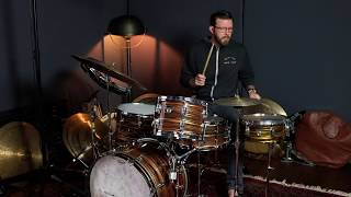 Video thumbnail for Ludwig Standard drum set Bronze Strata 12,14,20 by Carter McLean