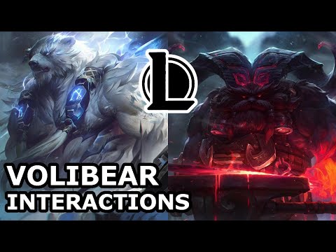 Volibear Interactions with Other Champions | QUARREL BETWEEN BROTHERS | League of Legends Quotes