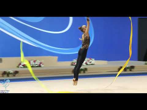 Khrystyna Pohranychna Ribbon Final 20,600 - Grand-Prix Israel 2021