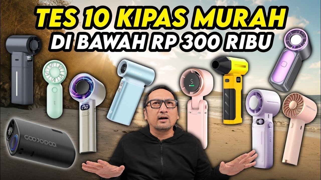 Tes 10 Kipas Pendingin Portable MURAH, Mana Yang Terbaik?