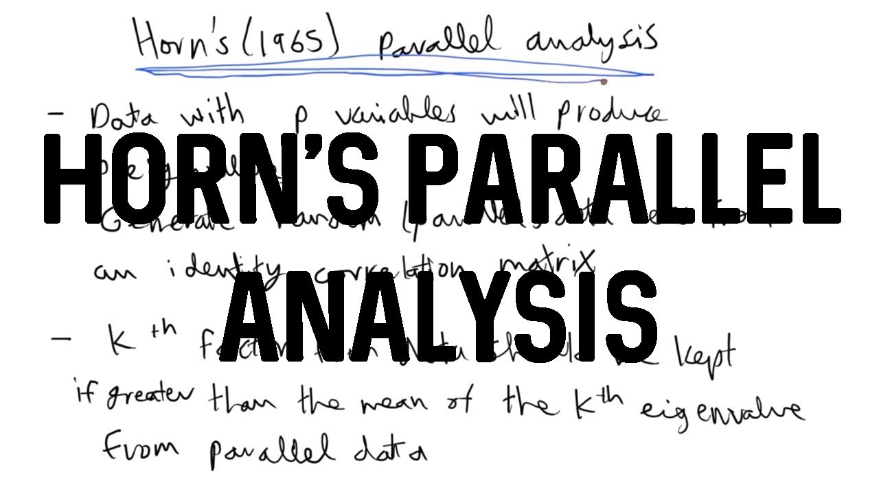 Parallel Analysis in R