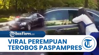 Viral Perempuan Nekat Terobos Paspampres ke Mobil Jokowi, Istana: Saking Ngefansnya, Minta Salaman