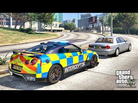 GTA 5 MODS LSPDFR 774 - BRITISH GTR PATROL !!! (GTA 5 REAL LIFE PC MOD)