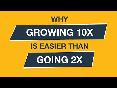 Why Growing 10x Is Easier Than Going 2x: Strategic Coach®