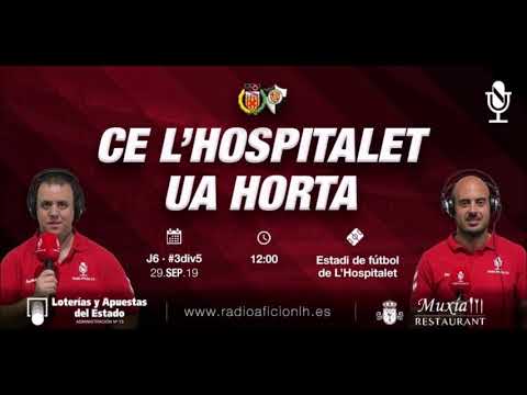 Segundo gol del C. E. L'Hospitalet - U. A. Horta (2-2) P.P.