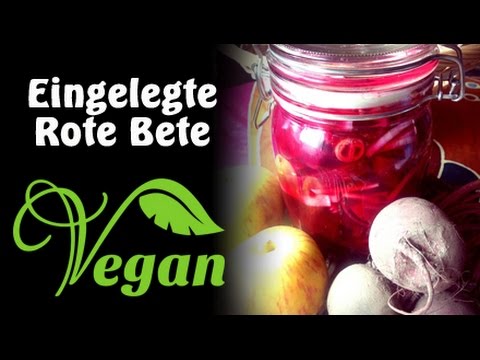 Rezept: Eingelegte / Eingekochte Rote Bete | Vegan | Wintervorrat