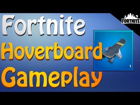 FORTNITE - New Hoverboard Gameplay (Stunts And Tips) Video