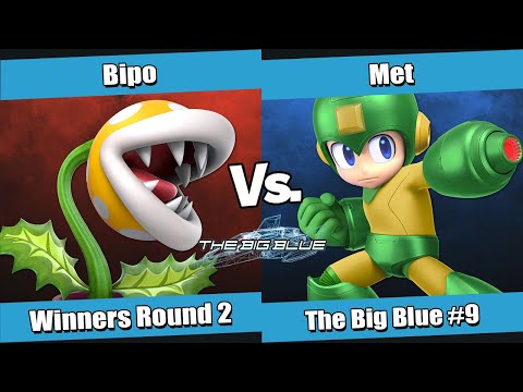 The Big Blue #9 Winners Round 2 - Bipo (Piranha Plant) vs Met (Mega Man)