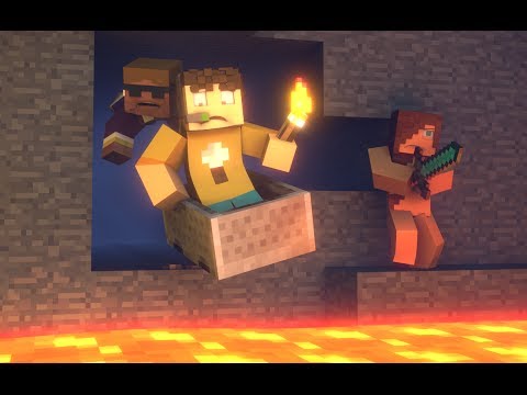 CrewCraft Survival: Episode 73 The Lava Pit Of Doom!