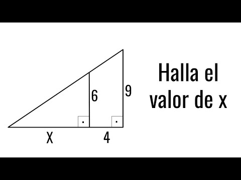 ¿SABES HALLAR EL LADO DESCONOCIDO X? Geometría Básica