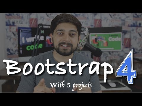 Complete bootstrap 4 course with 5 modern projects - New course