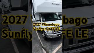 The Winnebago Sunflyer 26FE is a great Class-C camper perfectly sized for the family! #RV #RVlife