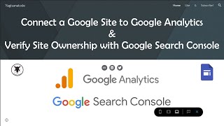 Connect a Google Site to Analytics and Verify Ownership with Google Search Console