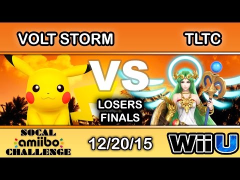 SoCal Amiibo Challenge – Volt Storm (Pikachu) Vs. SCB | TLTC (Palutena) Losers Finals - Smash Wii U