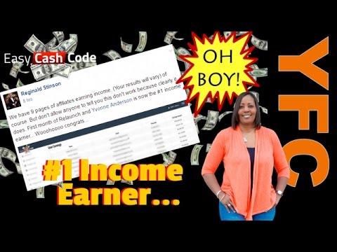 Yvonne Anderson Top #1 Income Earner Why You Need to Join Easy Cash Code Now for 2017 Video