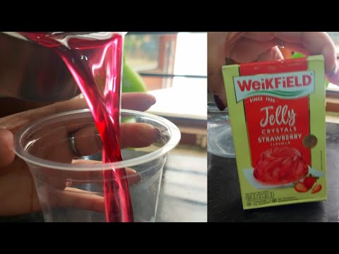 #shorts jelly ka glass try kiya dekho kya bana..my experiment with weikfield jelly