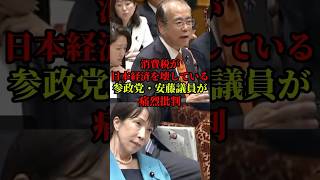 参政党の安藤議員が消費税を痛烈批判！賃上げ妨害税だと話題に