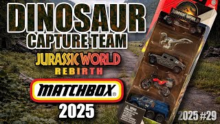 2025 Matchbox Jurassic World Dinosaur Capture Team 5-Pack- What's Inside?