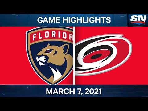 NHL Game Highlights | Panthers vs. Hurricanes - Mar. 7, 2021