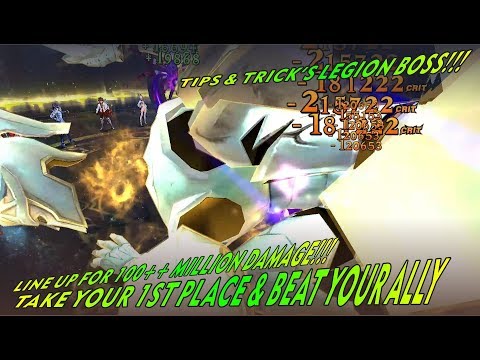 Line Up And Cosmo Build For Legion Boss "Lord Of The Star Lvl.122" 100++ Million Damage!!!