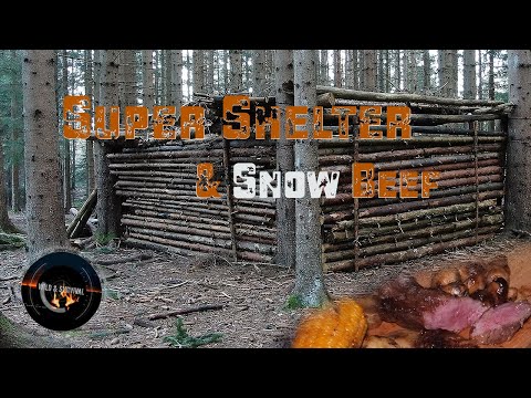 Snow Beef (best beef in the world!), Bushcraft Super Shelter