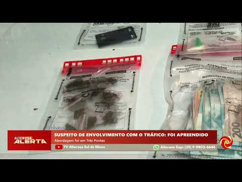 Adolescente apreendido por tráfico de drogas em Três Pontas