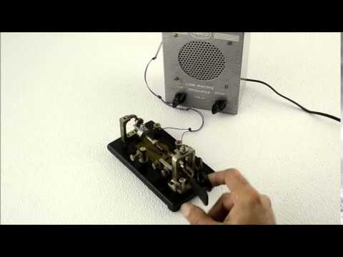 1922 Vibroplex Original Semiautomatic Key Bug