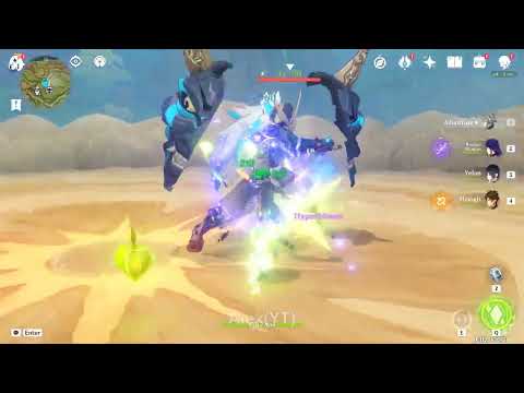 Alhaitham, Yelan and Raiden Team Hyperbloom Gameplay! | Genshin