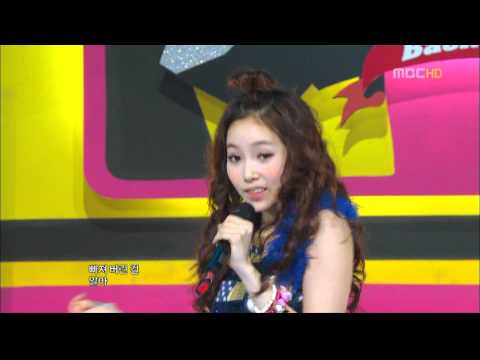 110130 MBC Music Core  Jewerly - Intro & Back It Up