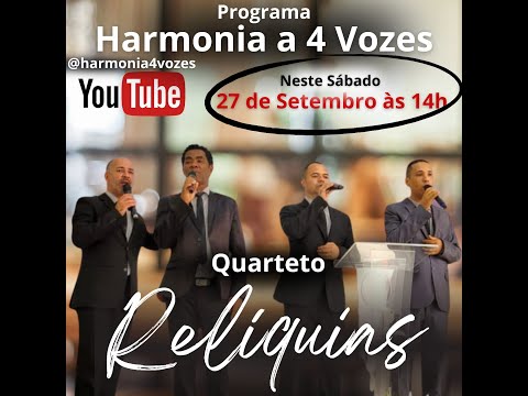 HARMONIA A 4 VOZES -  QUARTETO RELÍQUIAS