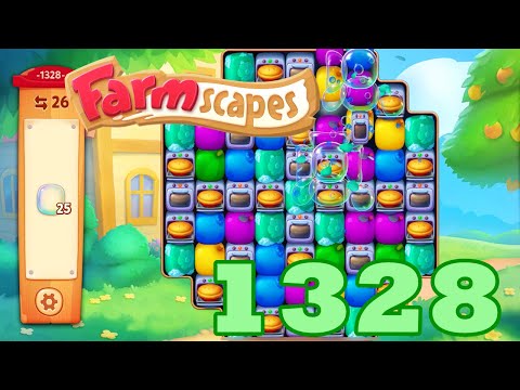 Farmscapes Level 1328 HD Gameplay Walkthrough | 3 - match game | android | ios | pc | GameGo Game
