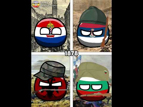 "History of the Balkan four..." | Countryballs edit | IB: @ItzThaiAnimations