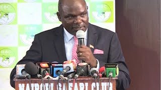 IEBC shocker to Presidential candidates